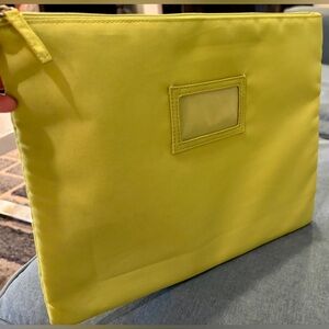 Padded and Durable Pouch for carrying Laptops Safely in Light Green